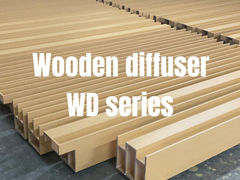 Kwadratowy drewniany akustyczny dyfuzor QRD z rozproszeniem dźwięku dla studia