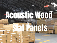 Premium Wood Slat Acoustic Panel - Stylowe rozwiązanie akustyczne dla nowoczesnych wnętrz