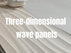 Wyróżnione 3D dekoracyjne panele ścienne Foliowane płyty MDF do tła telewizora