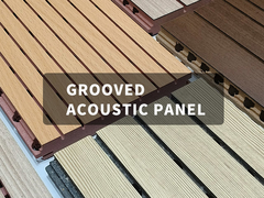 Zrównoważone, ognioodporne panele akustyczne rowkowane dla jaśniejszych i cichszych przestrzeni