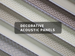 Zastosowane kolory PET Panele akustyczne z wykończeniem ze skóry do dekoracji ścian