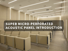 Premium Honeycomb Core Micro-Perforated Acoustic Panels do sterowania dźwiękiem