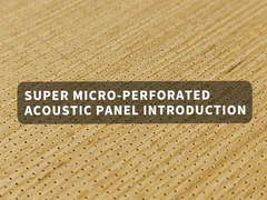 15mm 18mm Super Micro Perforated Acoustic Panels Dekoracja wnętrza