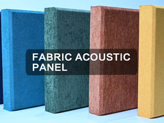 Stylowe tkaniny owinięte PET Dekoracyjne panele akustyczne dla ściany szpitala dla dzieci