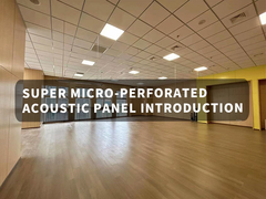 Super Micro Perforated Acoustic Panels Płyty MDF Redukcja hałasu 0,8 NRC