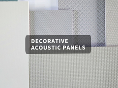 Ekologiczny materiał Dekoracyjne panele akustyczne do ścian i sufitów