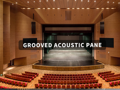 Premium Fire-Rated Grooved Acoustic Panels dla przestrzeni dźwiękowych o wysokiej wydajności