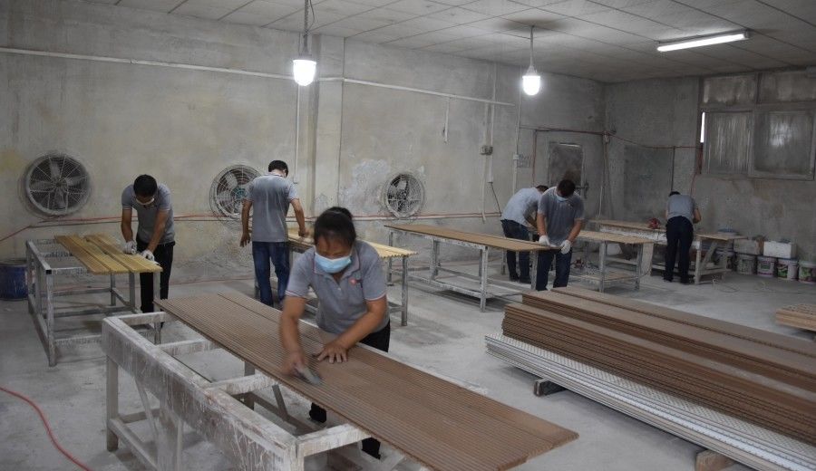 Guangzhou Wuyang Yiguan Acoustic Materials Co., Ltd. linia produkcyjna producenta