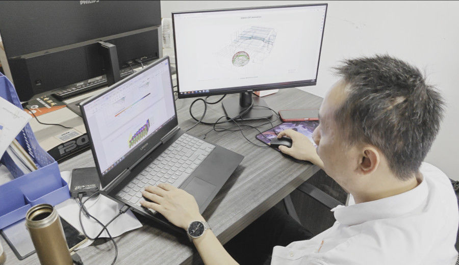 Guangzhou Wuyang Yiguan Acoustic Materials Co., Ltd. linia produkcyjna producenta