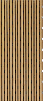 Customized Finish Sound Absorbing Wall Panel Grooved Wooden Acoustic Panels France A+