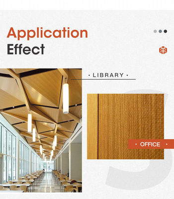 Interior Decorative Sound Absorbing Wall Panels Micro Perforation CE FSC Certified