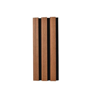 Veneer Finish Acoustic Wood Slat Panels With Felt Backing W600xL2400xT21mm