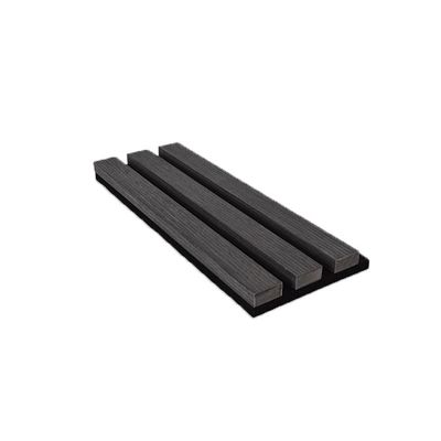 Black Oak Acoustic Wooden Slat Wall Panels 600x2400mm 0.85 NRC Sound Absorption