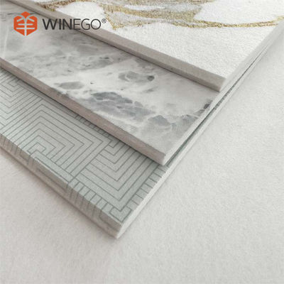 Customized Colors PET Acoustic Panels With Leather Finish For Wall Decor