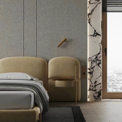 Customized Colors PET Acoustic Panels With Leather Finish For Wall Decor
