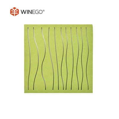 Engraving Wall Polyester Acoustic Panels , Polyester Fiber Acoustic Board OEM ODM