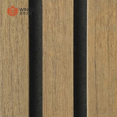 Modern Wood Slat Acoustic Panels With Different Colors For Ultimate Serenity