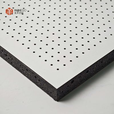 Sustainable MDF Perforated Acoustic Panel With High Sound Insulation Easy To Clean