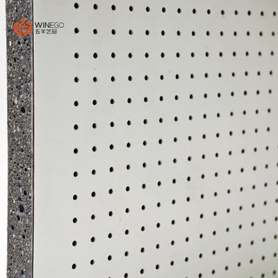 Sustainable MDF Perforated Acoustic Panel With High Sound Insulation Easy To Clean