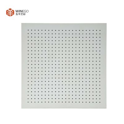 Sustainable MDF Perforated Acoustic Panel With High Sound Insulation Easy To Clean