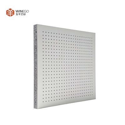 Sustainable MDF Perforated Acoustic Panel With High Sound Insulation Easy To Clean