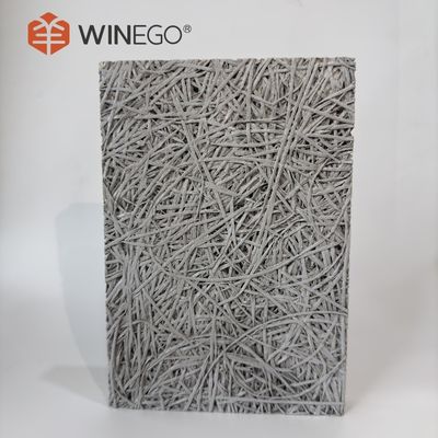 Odporność na uderzenia Akustyczne panele z wełny drewnianej 15 mm 20 mm 25 mm grubość