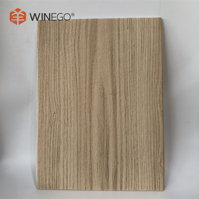 Noise Reduction Woodgrain Print PET Decorative Acoustic Panels 9mm Thick