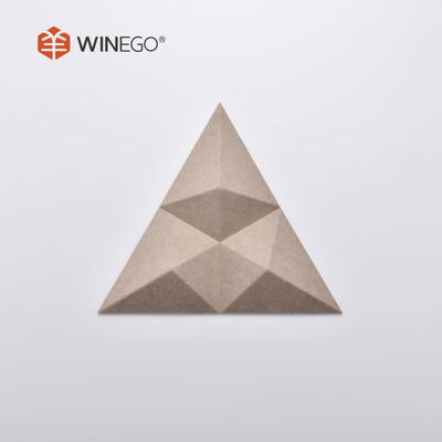Noise Reduction 3D Polyester Acoustic Panels Lightweight For Building Decoration