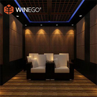 Engraving Wall Polyester Acoustic Panels , Polyester Fiber Acoustic Board OEM ODM