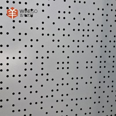 Design Estetyka Aluminium Perforated Acoustic Panel Do centrum handlowego