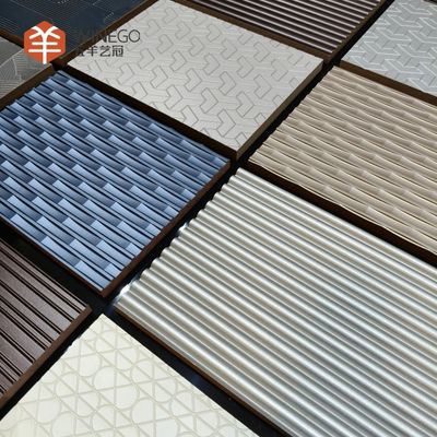 3D Elegantne Płyty ścienne z gumowanej foliary do projektowania wnętrz 2400mm
