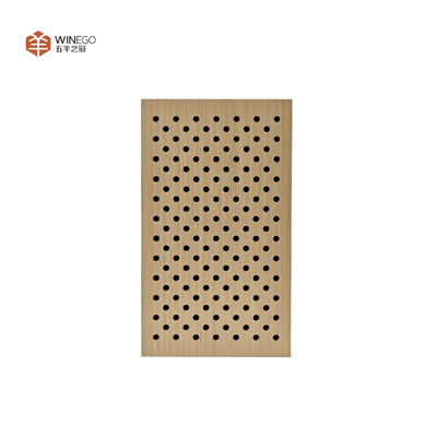 Stylowy wykończenie Perforated Panel Akustyczny Dla luksusowych hoteli Dekoracja akustyczna